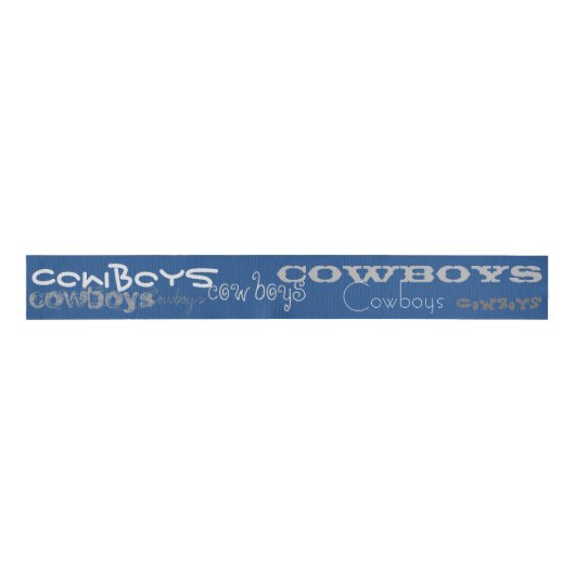 Cowboy Spirit in je haar Grosgrain Lint (Voorkant)