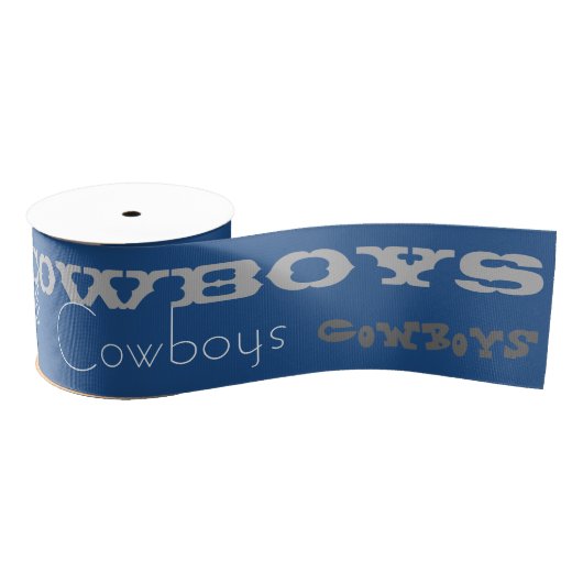 Cowboy Spirit in je haar Grosgrain Lint (Spoel)