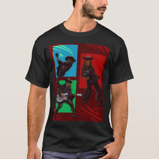 Cowboy-spoken T-shirt (Voorkant)