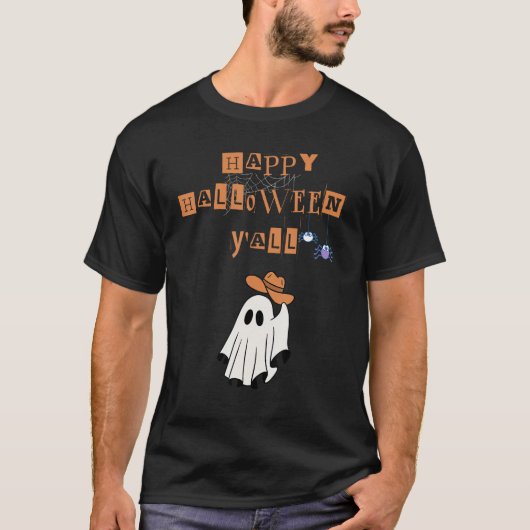 cowboy spook Halloween T-shirt (Voorkant)