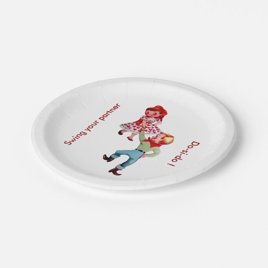 Cowboy Square Dance Party Bord (Gekanteld)