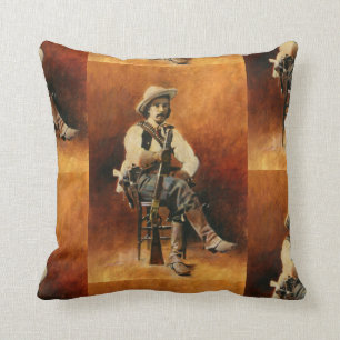  Cowboy Square Throw Cushion Kussen