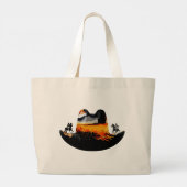 Cowboy States Pet Grote Tote Bag (Achterkant)