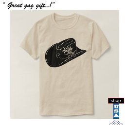 Cowboy Stetson Pet T-shirt 🤠 Westerne stijl Rodeo