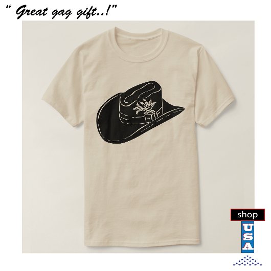 Cowboy Stetson Pet T-shirt 🤠 Westerne stijl Rodeo