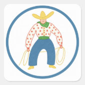  cowboy Sticker (Voorkant)
