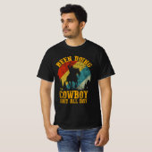 cowboy stijl doet de hele dag cowboy t-shirt (Voorkant volledig)