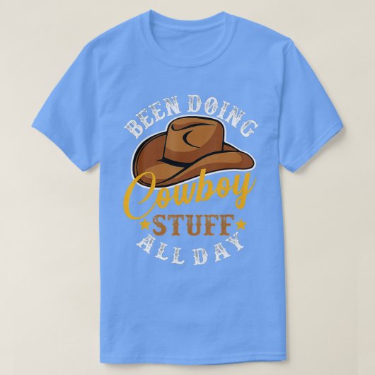 Cowboy stuff de hele dag, Cowgirl Land we T-shirt (Design voorkant)