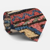 Cowboy Sumakh : 19e eeuw kleurrijk rood wit Stropdas (Opgerold)
