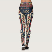 Cowboy Sumakh : Colorful Red White, 19e eeuw Leggings (Achterkant)