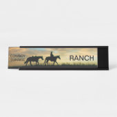 COWBOY SUNRISE BUREAU NAAMBORDJE (Voorkant)