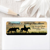 COWBOY SUNRISE ETIKET (Insitu)