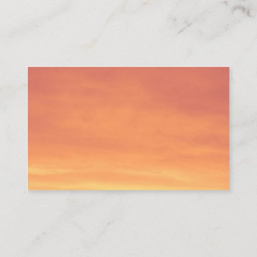 Cowboy Sunset Horse levert training aan boord Visitekaartje (Achterkant)