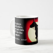 Cowboy Sunset Retirement Koffiemok (Voorkant links)