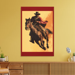 COWBOY SWAG # 3 CANVAS AFDRUK