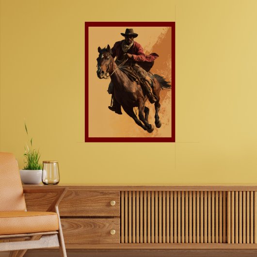 COWBOY SWAG # 3 POSTER (Woonkamer 2)