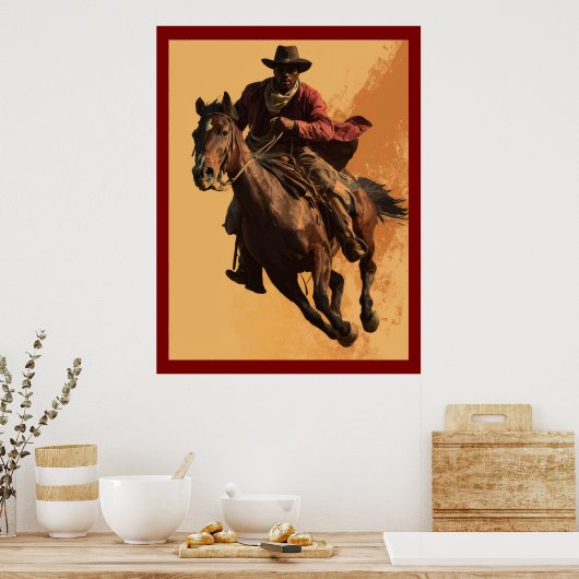 COWBOY SWAG # 3 POSTER (Keuken)
