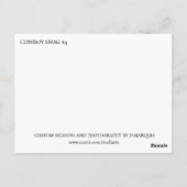 COWBOY SWAG #4 BRIEFKAART (Achterkant)