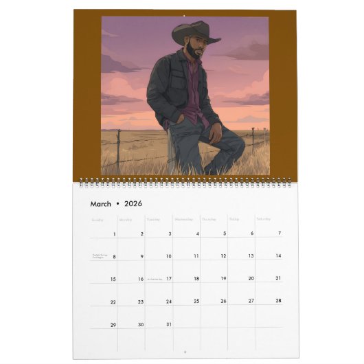 COWBOY SWAG KALENDER (Mar 2026)