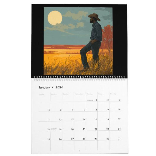 COWBOY SWAG KALENDER (Jan 2026)