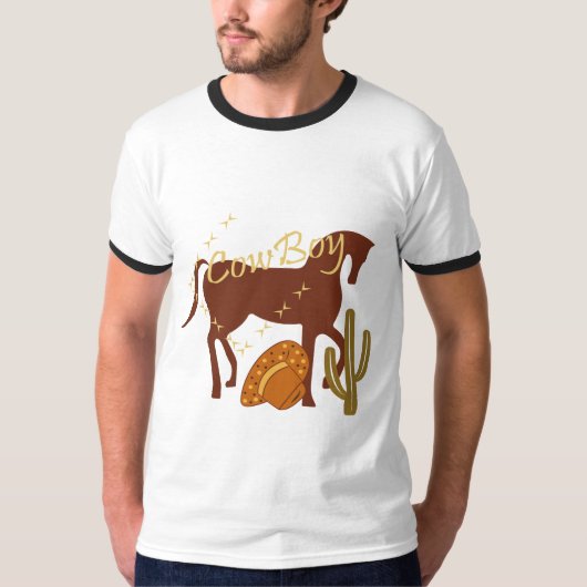 Cowboy T-shirt (Voorkant)