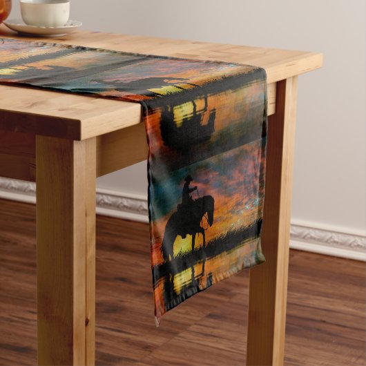 Cowboy Table Runner Korte Tafelloper (Voorbeeld)