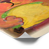 Cowboy Taco Cat Folk Westerne kunst schilderen Poster (Hoek)