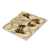 Cowboy Tegeltje (Zijkant)