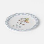 Cowboy thema Baby shower Papieren Bordje (Gekanteld)