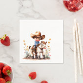 Cowboy thema verjaardagsfeestje servet (Insitu)