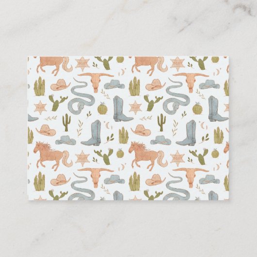 Cowboy Themaboek Aanvraag Informatiekaartje