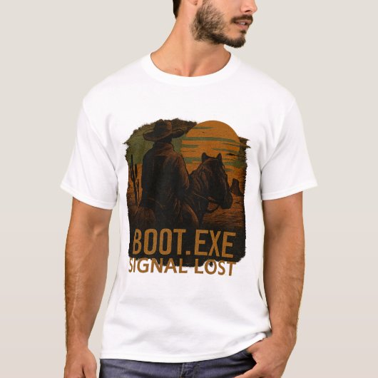Cowboy-themed T-shirt  (Voorkant)