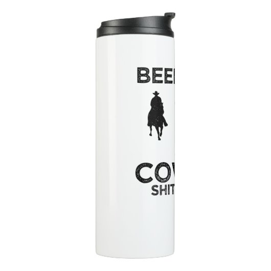 cowboy thermosbeker (Gedraaid links)