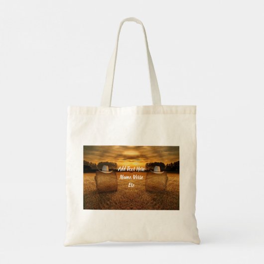 Cowboy Tote Bag (Achterkant)