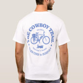 Cowboy Trail (fietsen) T-shirt (Achterkant)