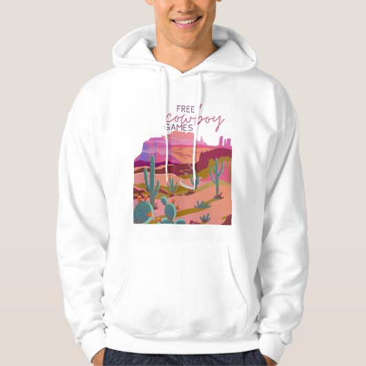 Cowboy-trui  hoodie (Voorkant)