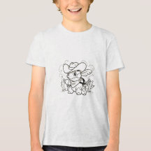 cowboy turtwig wild west t-shirt