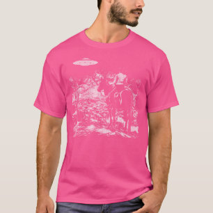 Cowboy Ufo Howdy Partner Cowgirl Western Land T-shirt
