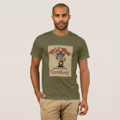 Cowboy uit het Wilde Westen T-shirt (Voorkant volledig)