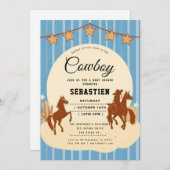 Cowboy uitnodiging (Voorkant / Achterkant)