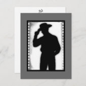 Cowboy Uitnodiging (Voorkant / Achterkant)