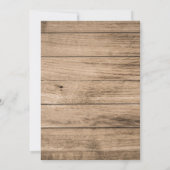 Cowboy, uitnodiging voor paardenverjaardag (Achterkant)