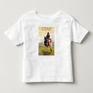 Cowboy (Uitzicht van achteren)Utah Kinder Shirts