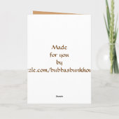 Cowboy Valentijn Feestdagen Kaart (Achterkant)