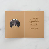 Cowboy Valentijn Feestdagen Kaart (Binnen)