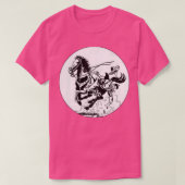 cowboy van paard t-shirt (Design voorkant)