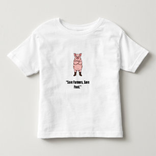 Cowboy Varken Attitude – Grappige Cartoon T-shirt