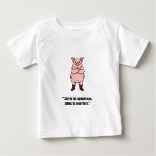 Cowboy Varken Attitude – Grappige Cartoon T-shirt