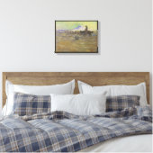 Cowboy vee drijft op de Range door Lon Megargee Canvas Afdruk (Insitu (Slaapkamer))