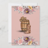 Cowboy Verjaardag 1e Rodeo Verjaardagsfeest Kaart (Achterkant)